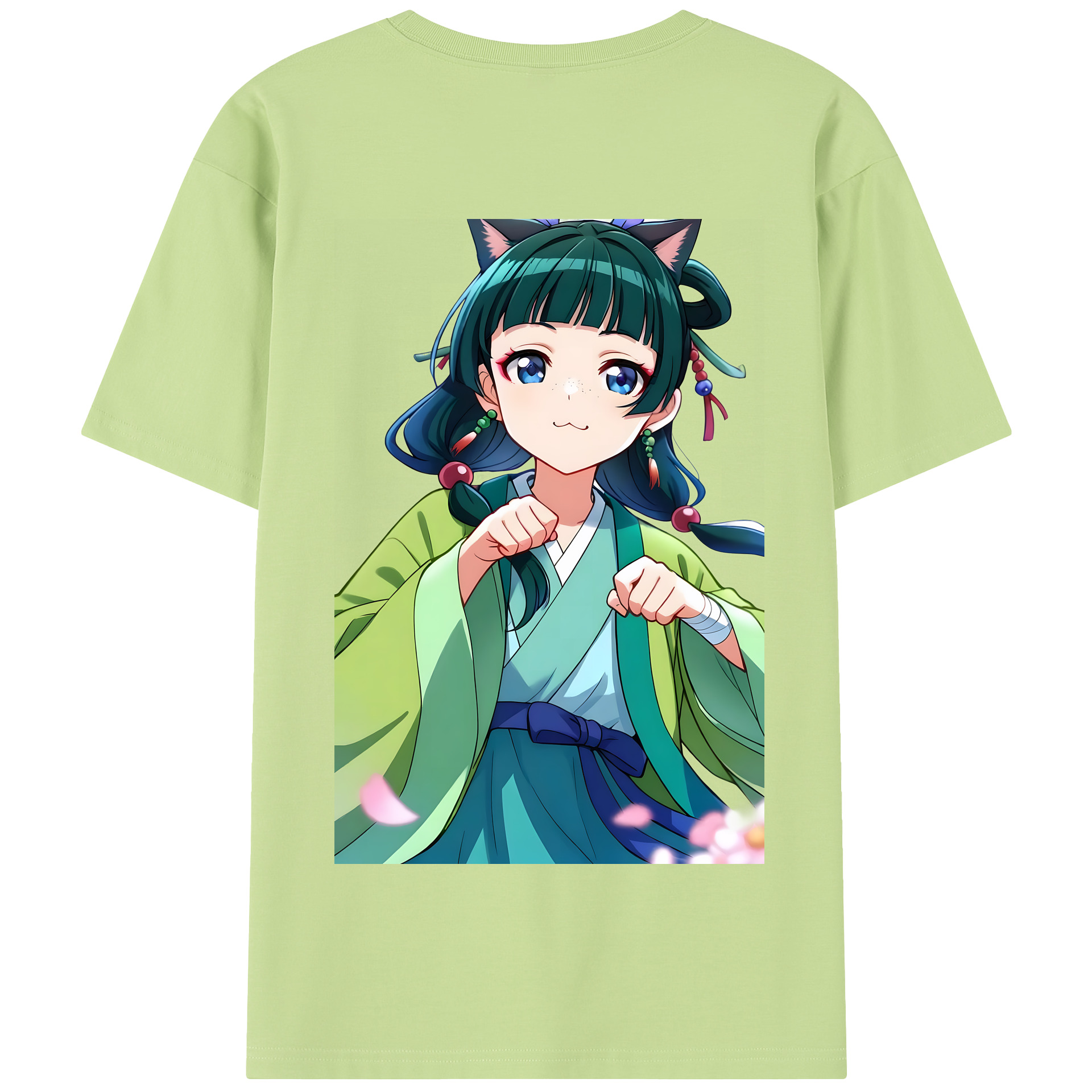 （画像用） 薬屋のひとりごと The Apothecary Diaries 綿100％半袖Tシャツ（背面プリント）